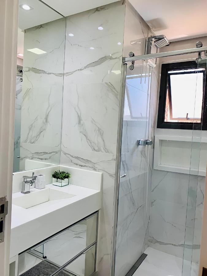 Apartamento Top De Linha Praia Da Enseada 瓜鲁雅 外观 照片